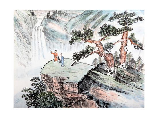 Traditional Chinese Painting Landscape Art Print Aslysun Art Com