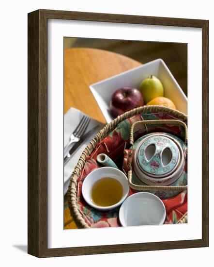 Traditional Chinese teapot and cup, Hong Kong, China-Cindy Miller Hopkins-Framed Photographic Print