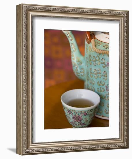 Traditional Chinese teapot and cup, Hong Kong, China-Cindy Miller Hopkins-Framed Photographic Print