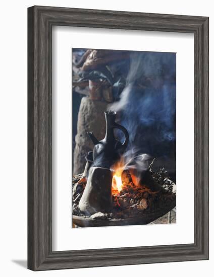 Traditional coffee ceremony in Ethiopia-Godong-Framed Photographic Print
