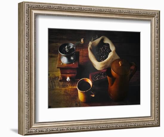 Traditional Coffee Time-George Oze-Framed Photographic Print