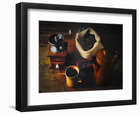 Traditional Coffee Time-George Oze-Framed Photographic Print