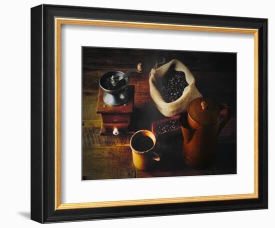 Traditional Coffee Time-George Oze-Framed Photographic Print