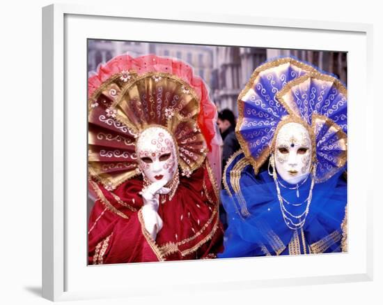 Traditional Costumes, Carnival, Venice, Italy-Sergio Pitamitz-Framed Photographic Print