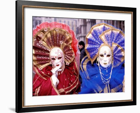 Traditional Costumes, Carnival, Venice, Italy-Sergio Pitamitz-Framed Photographic Print