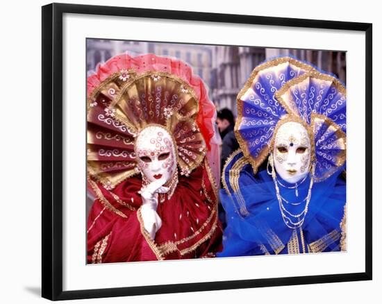 Traditional Costumes, Carnival, Venice, Italy-Sergio Pitamitz-Framed Photographic Print