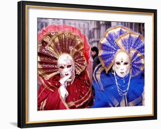 Traditional Costumes, Carnival, Venice, Italy-Sergio Pitamitz-Framed Photographic Print