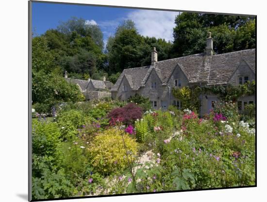 Traditional Cotswold Stone Cottages, Bibury, Gloucestershire, Cotswolds, England, UK-Neale Clarke-Mounted Photographic Print