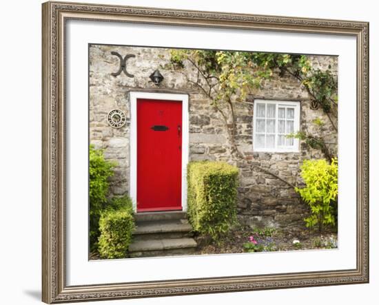 Traditional Cottage in West Lulworth, Dorset, UK-Nadia Isakova-Framed Photographic Print