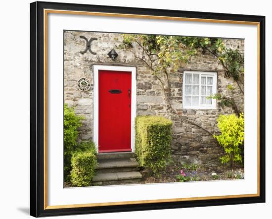 Traditional Cottage in West Lulworth, Dorset, UK-Nadia Isakova-Framed Photographic Print