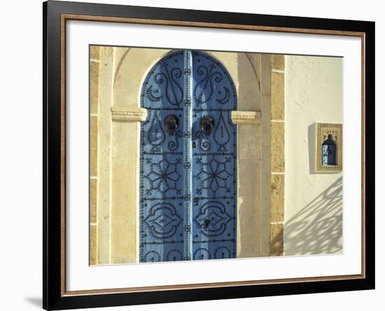 Traditional Door Decorations, Tunisia-Michele Molinari-Framed Photographic Print