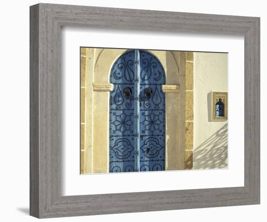 Traditional Door Decorations, Tunisia-Michele Molinari-Framed Photographic Print