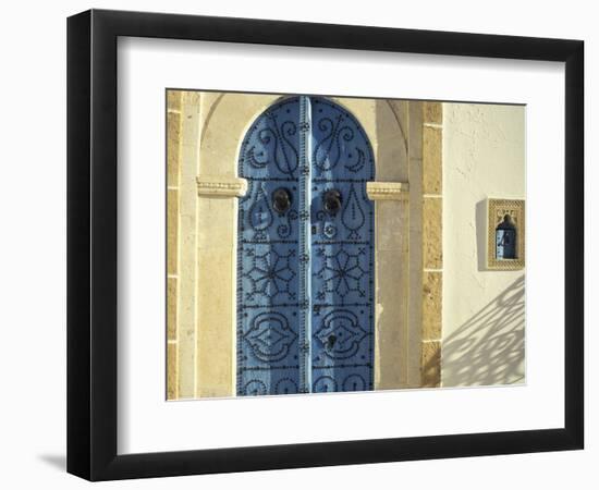 Traditional Door Decorations, Tunisia-Michele Molinari-Framed Photographic Print