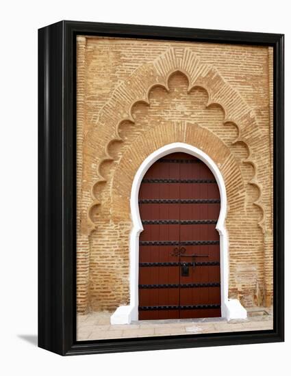 Traditional Doorway to Koutoubia Mosque-Simon Montgomery-Framed Premier Image Canvas