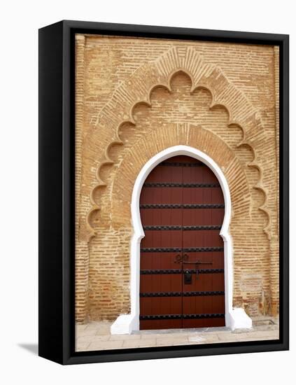 Traditional Doorway to Koutoubia Mosque-Simon Montgomery-Framed Premier Image Canvas