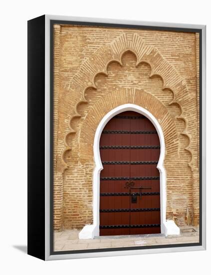 Traditional Doorway to Koutoubia Mosque-Simon Montgomery-Framed Premier Image Canvas