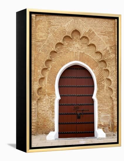 Traditional Doorway to Koutoubia Mosque-Simon Montgomery-Framed Premier Image Canvas