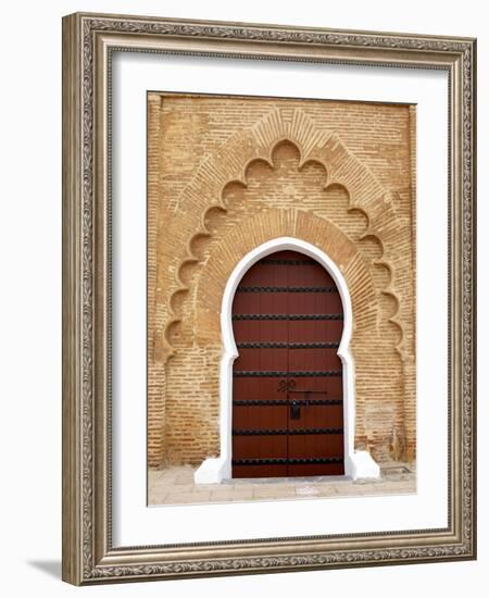 Traditional Doorway to Koutoubia Mosque-Simon Montgomery-Framed Photographic Print