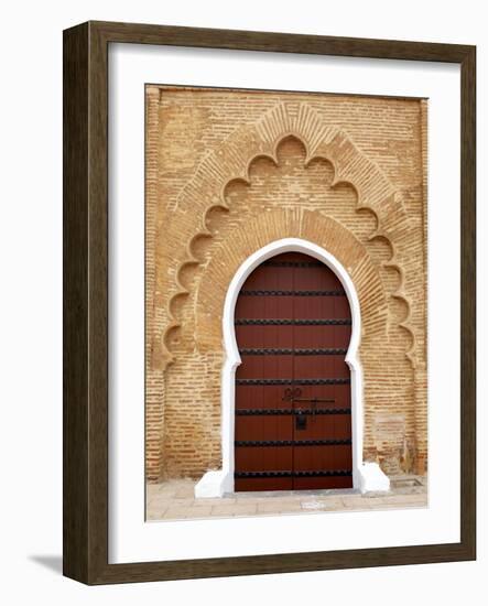 Traditional Doorway to Koutoubia Mosque-Simon Montgomery-Framed Photographic Print