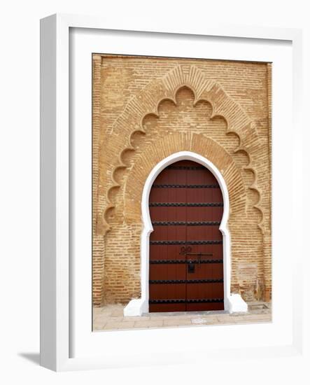 Traditional Doorway to Koutoubia Mosque-Simon Montgomery-Framed Photographic Print