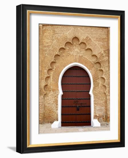 Traditional Doorway to Koutoubia Mosque-Simon Montgomery-Framed Photographic Print