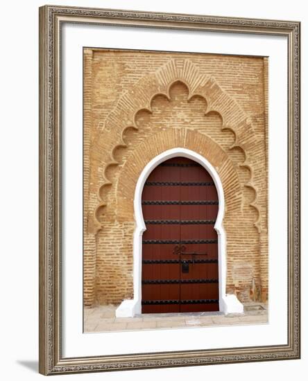 Traditional Doorway to Koutoubia Mosque-Simon Montgomery-Framed Photographic Print