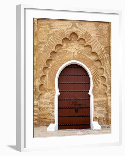 Traditional Doorway to Koutoubia Mosque-Simon Montgomery-Framed Photographic Print