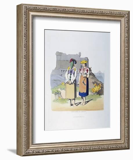 Traditional Dress from Lerici-null-Framed Giclee Print