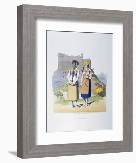 Traditional Dress from Lerici-null-Framed Giclee Print