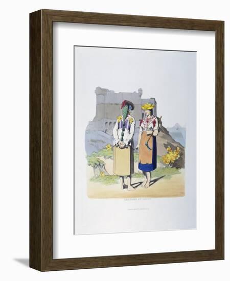 Traditional Dress from Lerici-null-Framed Giclee Print