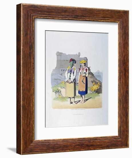 Traditional Dress from Lerici-null-Framed Giclee Print