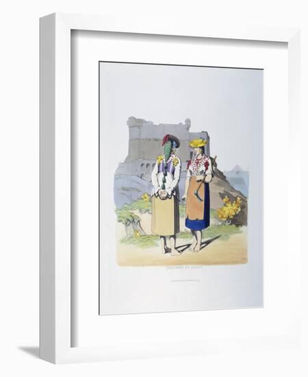 Traditional Dress from Lerici-null-Framed Giclee Print