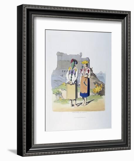 Traditional Dress from Lerici-null-Framed Giclee Print