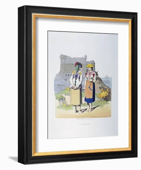 Traditional Dress from Lerici-null-Framed Giclee Print