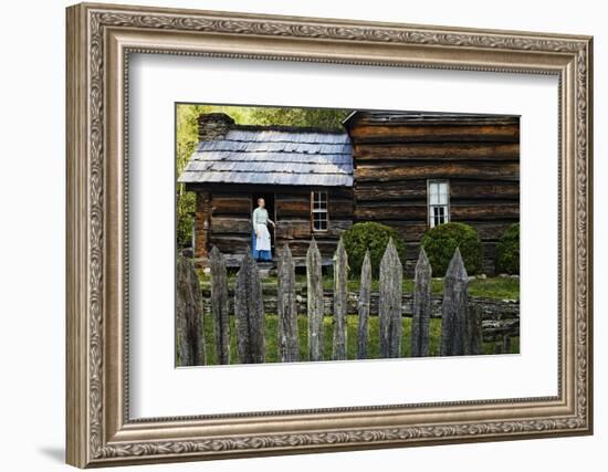 Traditional Dress, Mountain Farm Museum, Great Smoky Mountains National Park, North Carolina, USA-null-Framed Photographic Print