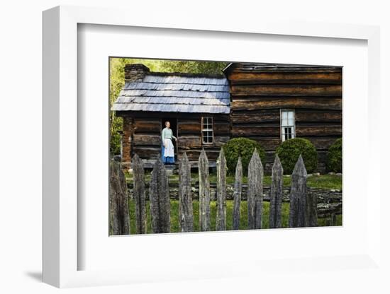 Traditional Dress, Mountain Farm Museum, Great Smoky Mountains National Park, North Carolina, USA-null-Framed Photographic Print