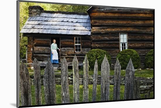 Traditional Dress, Mountain Farm Museum, Great Smoky Mountains National Park, North Carolina, USA-null-Mounted Photographic Print