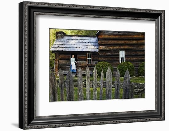 Traditional Dress, Mountain Farm Museum, Great Smoky Mountains National Park, North Carolina, USA-null-Framed Photographic Print