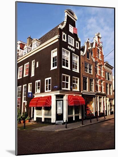 Traditional Dutch Architecture, Amsterdam, Netherlands-Miva Stock-Mounted Photographic Print