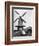 Traditional Dutch Scene with Windmill, Holland, 1936-Donald Mcleish-Framed Giclee Print