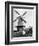 Traditional Dutch Scene with Windmill, Holland, 1936-Donald Mcleish-Framed Giclee Print