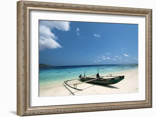 Traditional Fishing Boat, Timor -Leste-Louise Murray-Framed Photographic Print