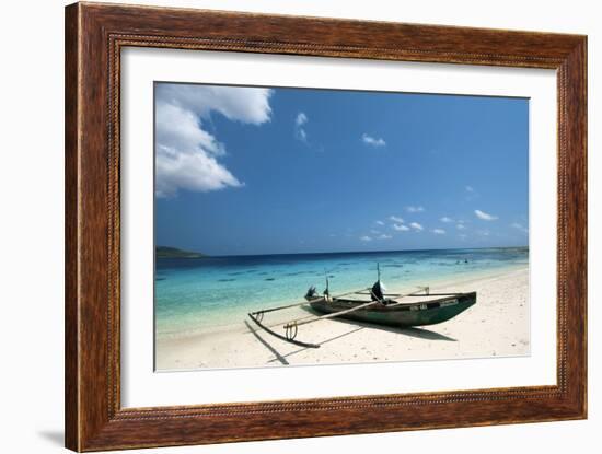 Traditional Fishing Boat, Timor -Leste-Louise Murray-Framed Photographic Print