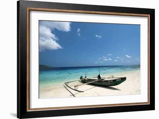 Traditional Fishing Boat, Timor -Leste-Louise Murray-Framed Photographic Print