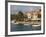 Traditional Fishing Boats and Waterfront, Cavtat, Dalmatia, Croatia, Europe-Martin Child-Framed Photographic Print