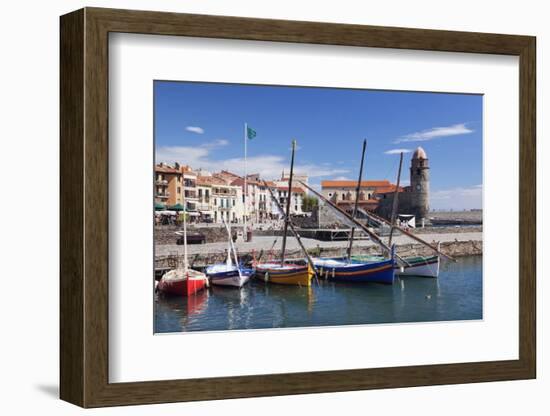 Traditional Fishing Boats at the Port, France-Markus Lange-Framed Photographic Print