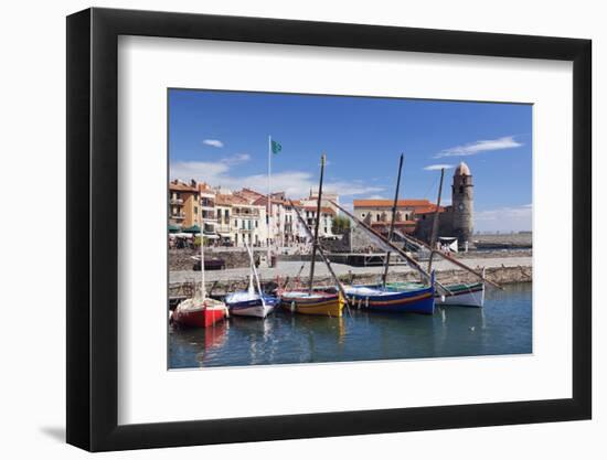 Traditional Fishing Boats at the Port, France-Markus Lange-Framed Photographic Print