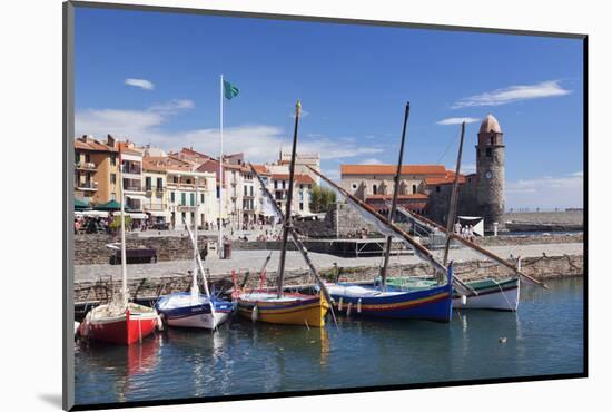 Traditional Fishing Boats at the Port, France-Markus Lange-Mounted Photographic Print