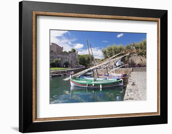 Traditional Fishing Boats at the Port, Languedoc-Roussillon-Markus Lange-Framed Photographic Print