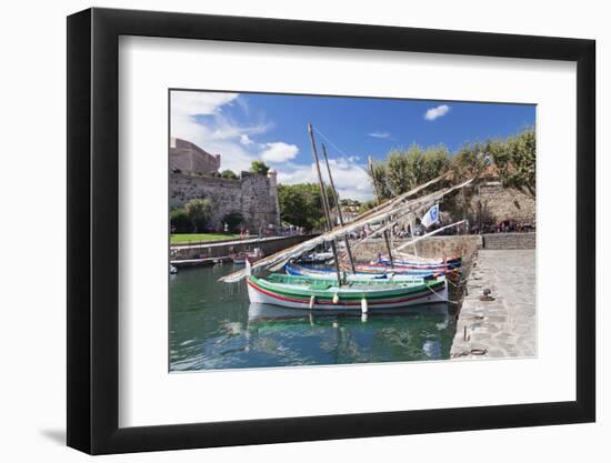 Traditional Fishing Boats at the Port, Languedoc-Roussillon-Markus Lange-Framed Photographic Print